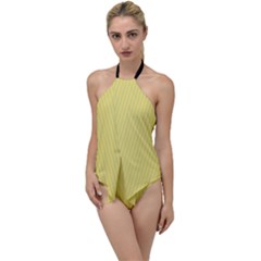 Harvest Gold - Go With The Flow One Piece Swimsuit by FashionLane