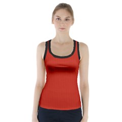 Christmas Red - Racer Back Sports Top