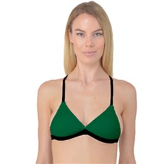 Cadmium Green - Reversible Tri Bikini Top by FashionLane
