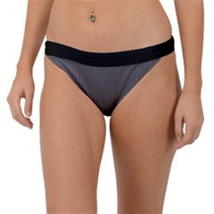 Carbon Grey - Band Bikini Bottom by FashionLane