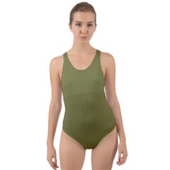 Woodbine Green - Cut-out Back One Piece Swimsuit