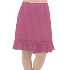 Tulip Pink - Fishtail Chiffon Skirt