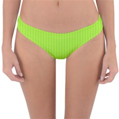 Chartreuse Green - Reversible Hipster Bikini Bottoms