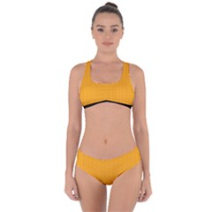 Fire Orange - Criss Cross Bikini Set by FashionLane