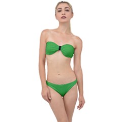 Just Green - Classic Bandeau Bikini Set by FashionLane