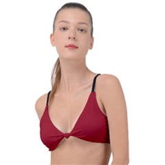 Just Red - Knot Up Bikini Top by FashionLane