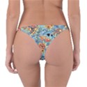 Butterfly and flowers Reversible Bikini Bottom View2