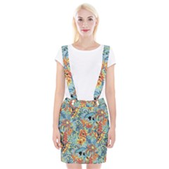 Butterfly And Flowers Braces Suspender Skirt by goljakoff