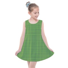 Green Knitting Kids  Summer Dress by goljakoff