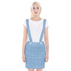 Blue Knitting Braces Suspender Skirt by goljakoff