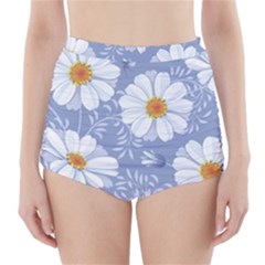 Chamomile Flower High-waisted Bikini Bottoms by goljakoff