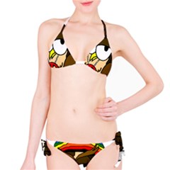  Rainbow Stoner Owl Classic Bikini Set by IIPhotographyAndDesigns