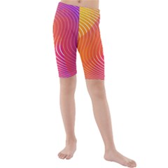 Chevron Line Poster Music Kids  Mid Length Swim Shorts by Mariart
