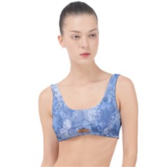 Blue Alcohol Ink The Little Details Bikini Top by Dazzleway