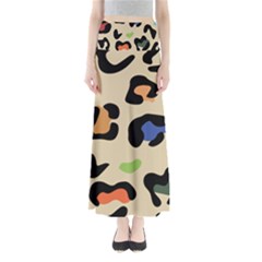 Animal Print Design Full Length Maxi Skirt by ArtsyWishy