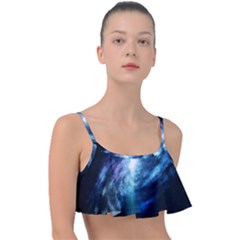 The Galaxy Frill Bikini Top by ArtsyWishy