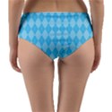 Baby Blue Design Reversible Mid-Waist Bikini Bottoms View2