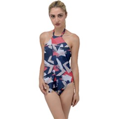 Paint Brush Feels Go With The Flow One Piece Swimsuit by designsbymallika
