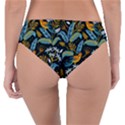 Tropical Bird Pattern Reversible Classic Bikini Bottoms View2
