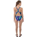 Title Wave, Blue, Crashing, Wave, Natuere, Abstact, File Img 20201219 024243 200 Cut-Out Back One Piece Swimsuit View2