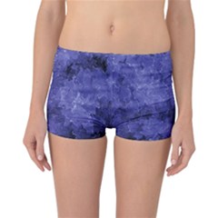 Lilac Abstract Reversible Boyleg Bikini Bottoms by Dazzleway