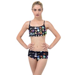 Glitch Glitchen Misc Two Layered Top Bikini Set by WetdryvacsLair