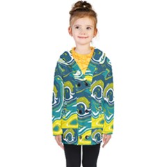 Vector Vivid Marble Pattern 14 Kids  Double Breasted Button Coat by goljakoff