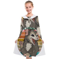 Possum - Be Urself Kids  Midi Sailor Dress by Valentinaart