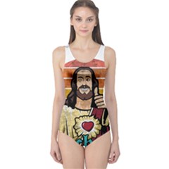 Got Christ? One Piece Swimsuit by Valentinaart