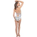 Tree poppies  Halter Front Plunge Swimsuit View2