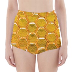 Hexagon Windows High-waisted Bikini Bottoms by essentialimage