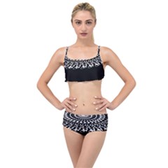 Digital Handdraw Floral Layered Top Bikini Set by Sparkle