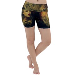 Surreal Steampunk Queen From Fonebook Lightweight Velour Yoga Shorts by 2853937