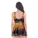 Tiger King In A Fantastic Landscape From Fonebook Skater Dress Swimsuit View2