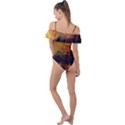 Tiger King In A Fantastic Landscape From Fonebook Frill Detail One Piece Swimsuit View2