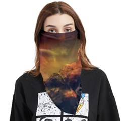 Tiger King In A Fantastic Landscape From Fonebook Face Covering Bandana (triangle) by 2853937