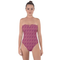 Digital Handdraw Floral Tie Back One Piece Swimsuit by Sparkle