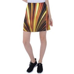 Energy Flash Futuristic Glitter Tennis Skirt by Dutashop