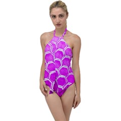 Hexagon Windows  Go With The Flow One Piece Swimsuit by essentialimage365