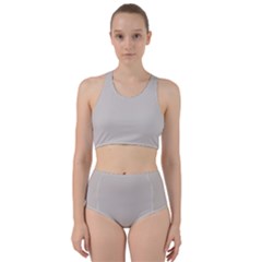 Abalone Grey Racer Back Bikini Set by FashionBoulevard