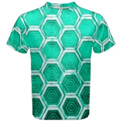 Hexagon Windows Men s Cotton Tee by essentialimage365