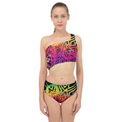 Abstract Jungle Spliced Up Two Piece Swimsuit by icarusismartdesigns