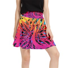 Abstract Jungle Waistband Skirt by icarusismartdesigns