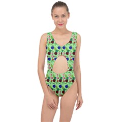 Rose Lotus Center Cut Out Swimsuit by Sparkle