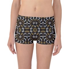 Modern Geometric Ornate Pattern Boyleg Bikini Bottoms by dflcprintsclothing
