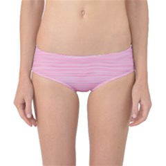 Pink Knitted Pattern Classic Bikini Bottoms by goljakoff