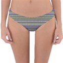 Line knitted pattern Reversible Hipster Bikini Bottoms View3