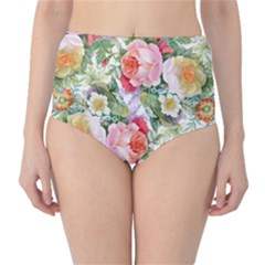 Garden Flowers Classic High-waist Bikini Bottoms by goljakoff