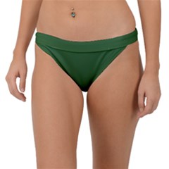 Basil Green Band Bikini Bottom by FabChoice