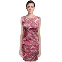 Fancy Ornament Pattern Design Classic Sleeveless Midi Dress by dflcprintsclothing